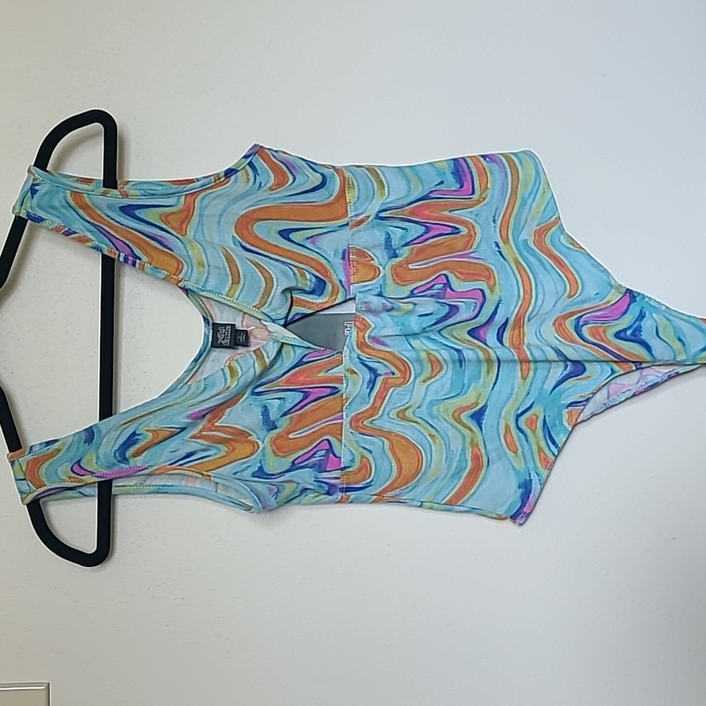 Wild Fable Multicolor Bodysuit (Size L)